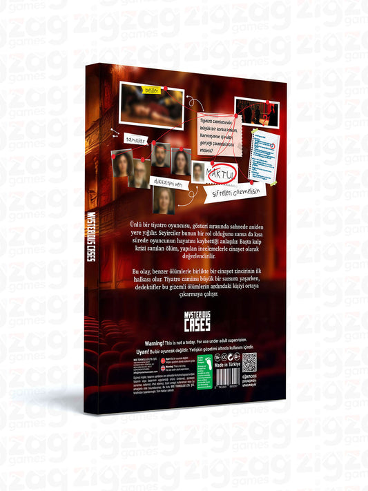 Dava Oyunu – Sahne Cinayetleri | Dava Çözme Oyunu ve Dedektiflik Oyunu