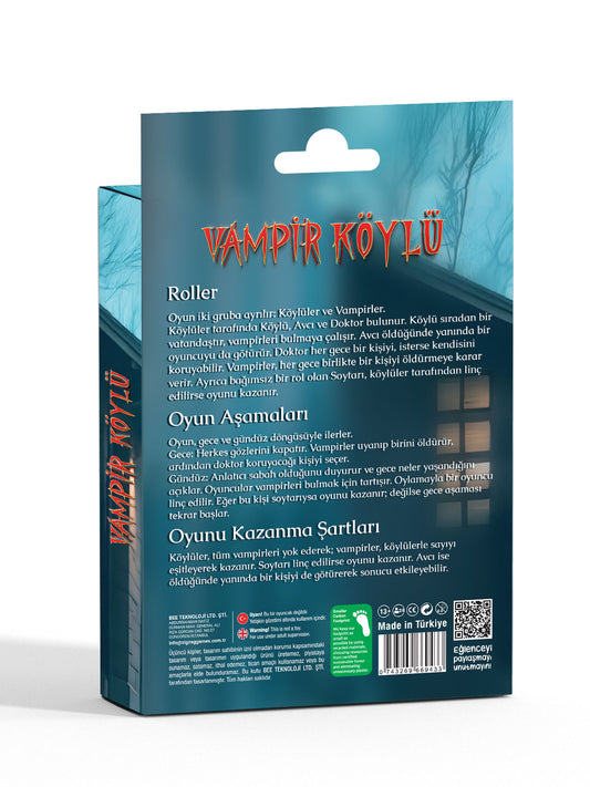 Vampir Köylü – Sosyal Tahmin ve Rol Yapma Kart Oyunu | Köylüler vs Vampirler