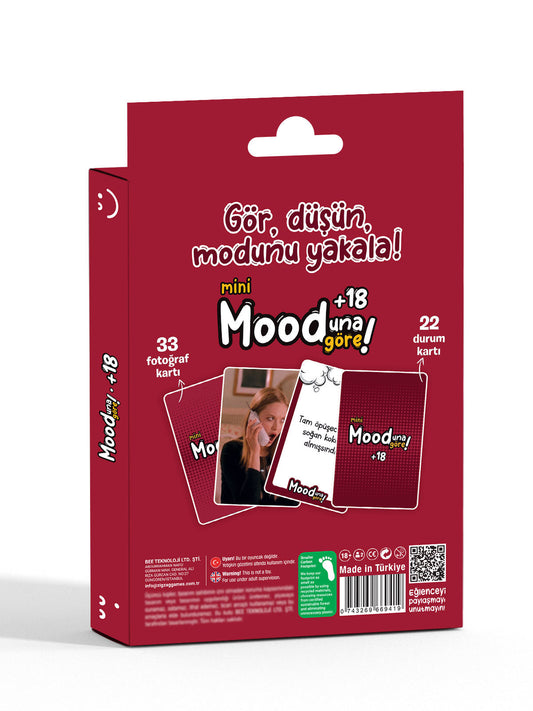 Mini Mooduna Göre +18 – Fotoğraf ve Durum Kart Oyunu | Yetişkinlere Özel Eğlenceli Mini Oyun