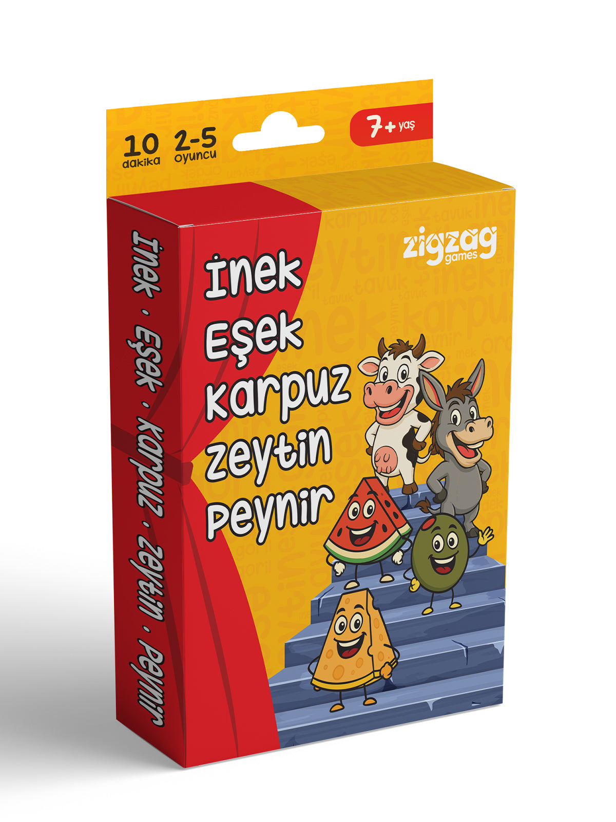 İnek – Eşek – Karpuz – Zeytin – Peynir | Hız, Refleks ve Eğlence Kart Oyunu | 7+ Çocuk & Aile Oyunu