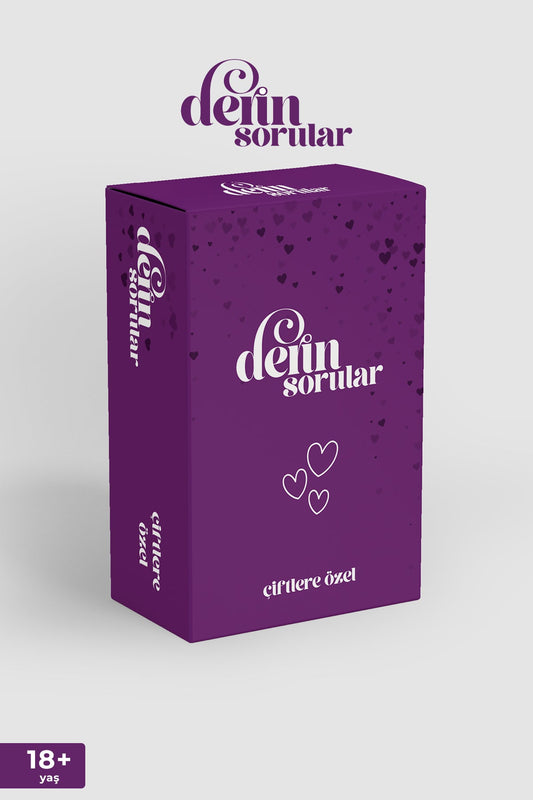Derin Sorular – Çiftlere Özel İlişki ve Konuşma Kart Oyunu | Romantik ve Samimi Soru Kartları