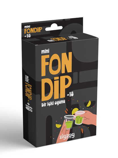 Mini Fondip +18 – Eğlenceli İçki ve Görev Kart Oyunu | Cesur +18 Partilerin Favorisi