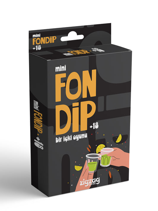 Mini Fondip +18 – Eğlenceli İçki ve Görev Kart Oyunu | Cesur +18 Partilerin Favorisi