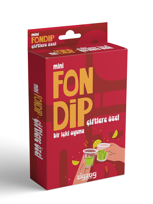 Mini Fondip Çiftlere Özel – Romantik +18 İçki ve Görev Kart Oyunu | Partnerinle Eğlen, Yakınlaş
