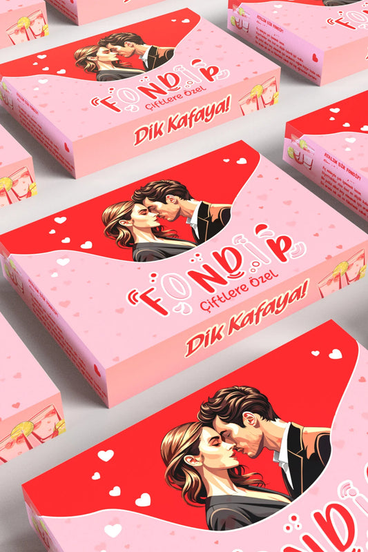 Fondip Çiftlere Özel – Eğlenceli Görev Kartları | Yap ya da İç Çift Oyunları | Romantik & Komik Parti Oyunu
