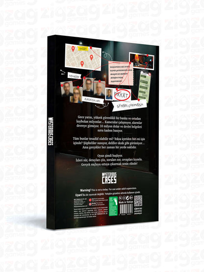 Dava Oyunu – Bankada Soygun | Dava Çözme Oyunu ve Dedektiflik Oyunu