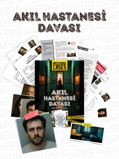 Dava Oyunu – Akıl Hastanesi Davası | Dava Çözme Oyunu ve Dedektiflik Oyunu