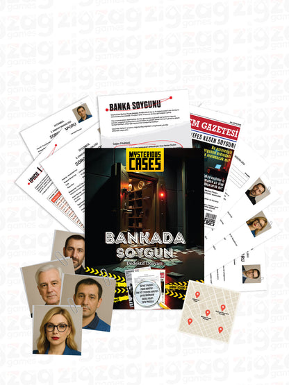 Dava Oyunu – Bankada Soygun | Dava Çözme Oyunu ve Dedektiflik Oyunu