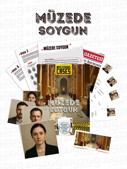 Dava Oyunu – Müzede Soygun | Dava Çözme Oyunu ve Dedektiflik Oyunu