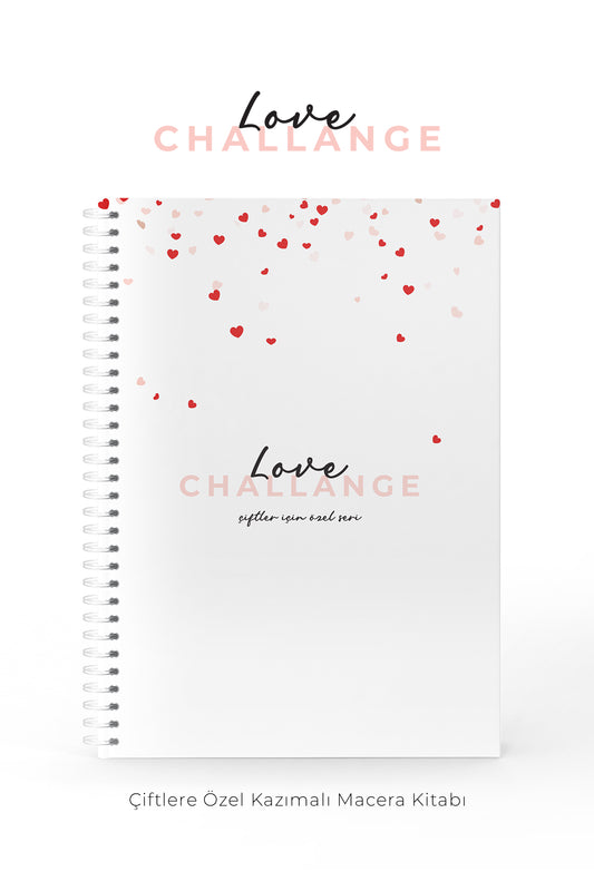 Love Challenge | Çiftler İçin Kazı Kazan Macera Kitabı | 50 Özgün Deneyim | Sevgiliye Özel Hediye