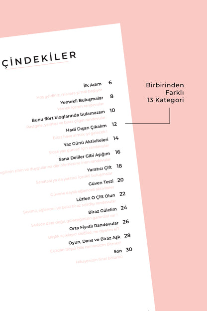 Love Challenge | Çiftler İçin Kazı Kazan Macera Kitabı | 50 Özgün Deneyim | Sevgiliye Özel Hediye