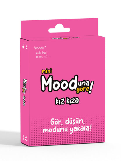 Mini Mooduna Göre Kız Kıza – Fotoğraf ve Durum Kart Oyunu | Kızlara Özel Eğlence ve Kahkaha