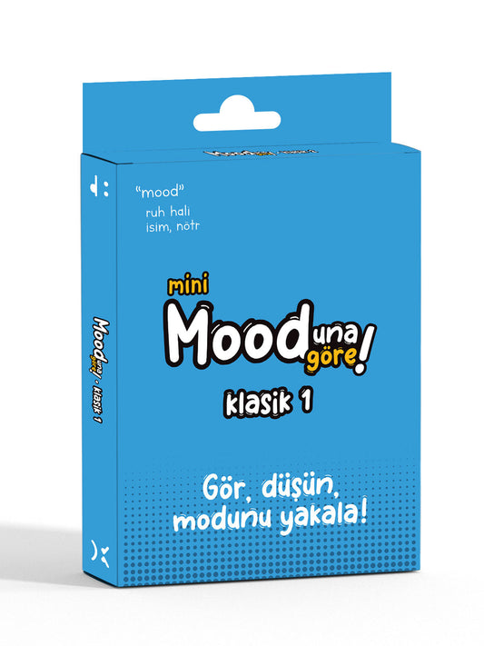 Mini Mooduna Göre Klasik 1 – Fotoğraf ve Durum Kart Oyunu | Her Ortama Uygun Mini Eğlence