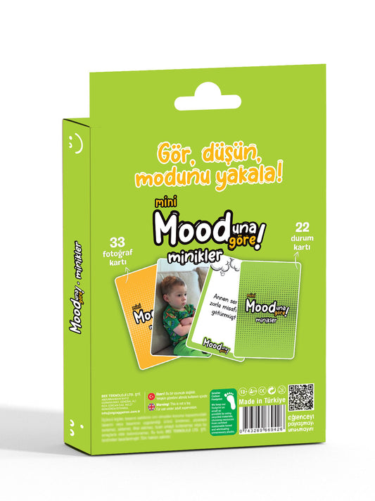 Mini Mooduna Göre Minikler – Çocuklara Özel Fotoğraf ve Durum Kart Oyunu | Eğlenceli ve Sevimli Mini Oyun