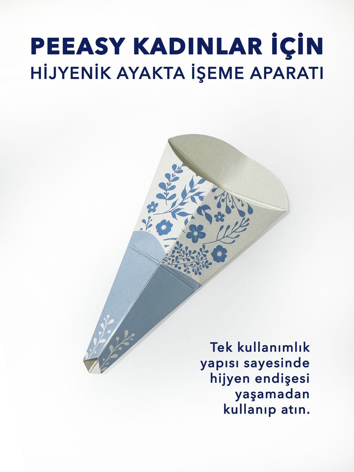 Peeasy 12’li Tek Kullanımlık Kadın Tuvalet Aparatı – Hijyenik, Temassız ve Taşınabilir
