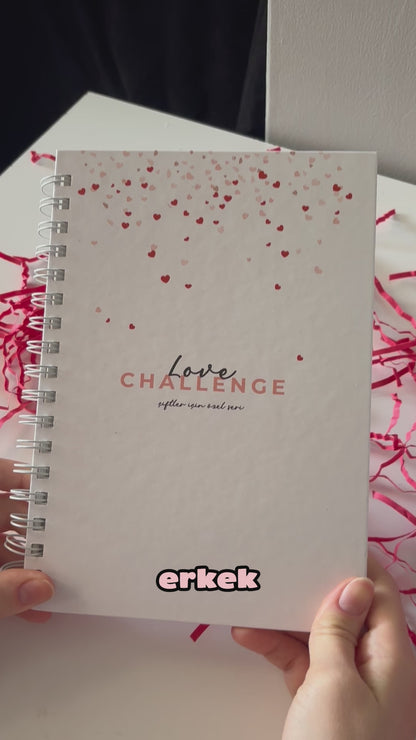Love Challenge | Çiftler İçin Kazı Kazan Macera Kitabı | 50 Özgün Deneyim | Sevgiliye Özel Hediye