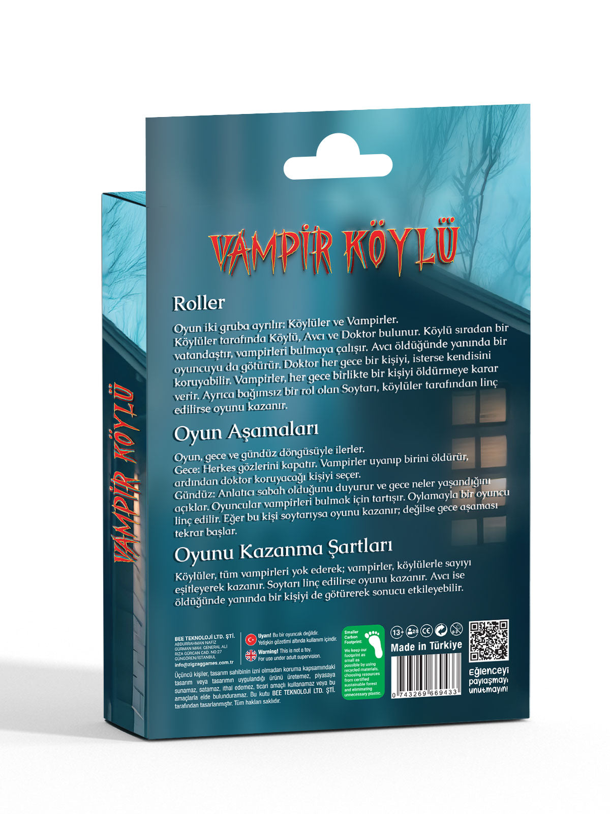 Vampir Köylü – Sosyal Tahmin ve Rol Yapma Kart Oyunu | Köylüler vs Vampirler